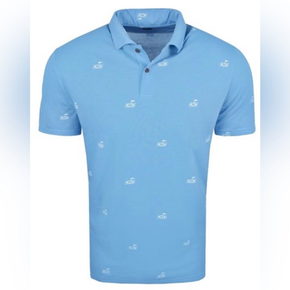 Oakley Sky Blue Polo Shirt; Size XL